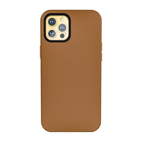 

TOTUDESIGN Royal Series PU Leather Case For iPhone 12 Pro(Brown)