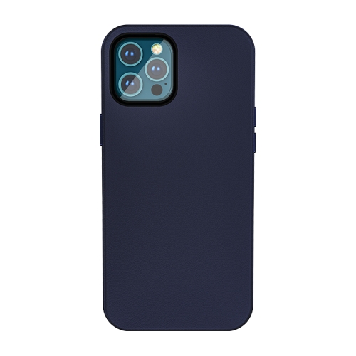 

TOTUDESIGN Royal Series PU Leather Case For iPhone 12 Pro Max(Blue)