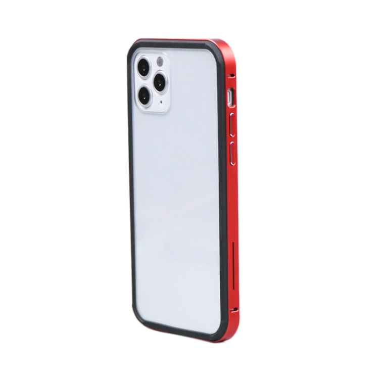 

TGVlS Glacier Series TPU + Metal Protective Case For iPhone 12 Mini(Red)