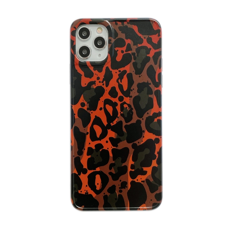 

Leopard Series IMD Shockproof Protective Case For iPhone 12 Pro(Dark Brown)