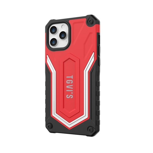 

TGVlS Sharp Series TPU + PC Protective Case For iPhone 12 Pro Max(Red)