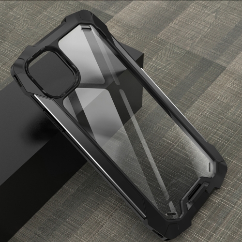 

TGVlS Blade Series TPU + PC + Aluminum Alloy Protective Case For iPhone 12 Pro Max(Black)