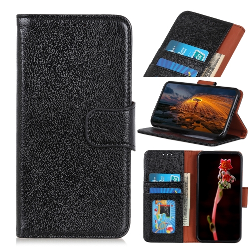 

For Motorola Moto E7 Power Nappa Texture Horizontal Flip Leather Case with Holder & Card Slots & Wallet(Black)