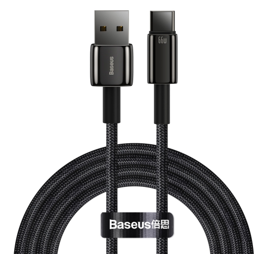 

Baseus CATWJ-C01 2m USB to USB-C / Type-C Fast Charging Data Cable 66W(Black)