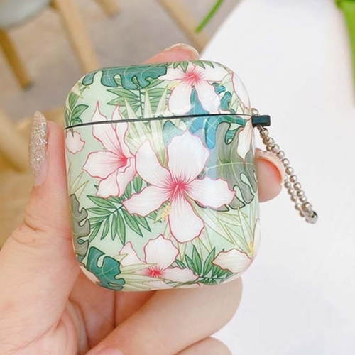 

Painted Flower Tree IMD Shockproof Protective Case For AirPods 1 / 2(White Flower)