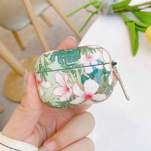 

Painted Flower Tree IMD Shockproof Protective Case For AirPods Pro(White Flower)