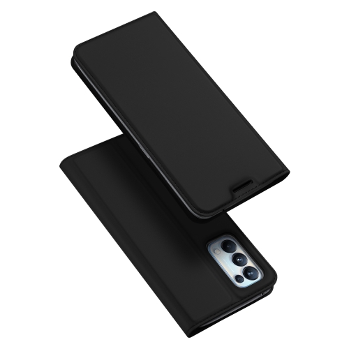 

For OPPO Reno5 Pro 5G DUX DUCIS Skin Pro Series Horizontal Flip PU + TPU Leather Case with Holder & Card Slots(Black)