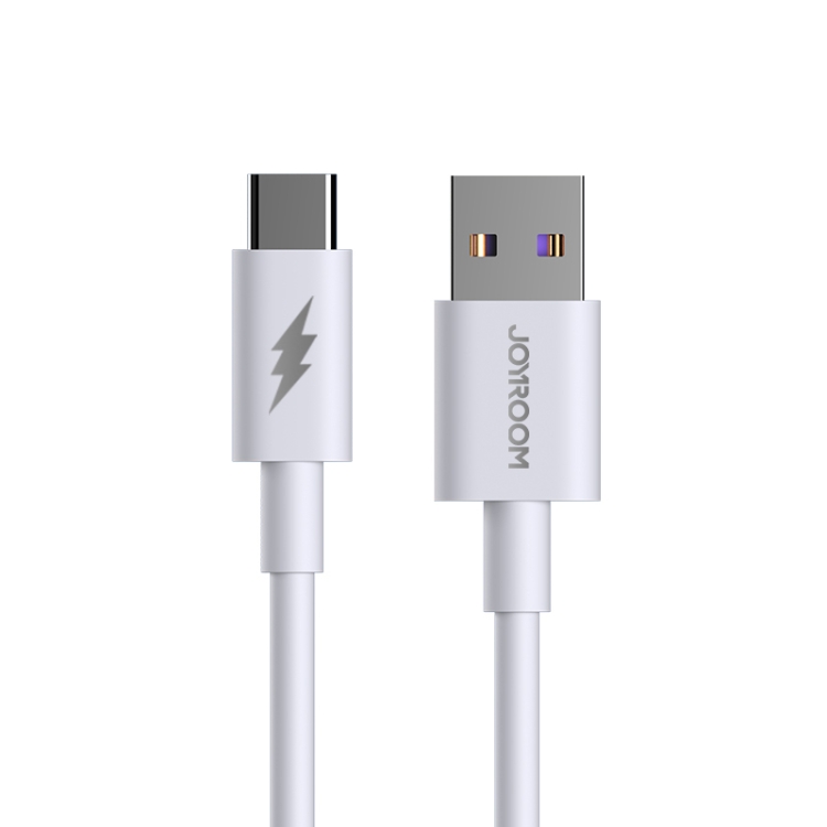 

JOYROOM S-1050M7 5A USB to USB-C / Type-C Super Fast Charging Data Cable, Cable Length: 1m(White)