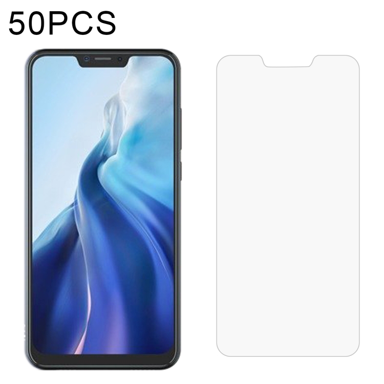 

For Cubot C20 50 PCS 0.26mm 9H Surface Hardness 2.5D Explosion-proof Tempered Glass Non-full Screen Film