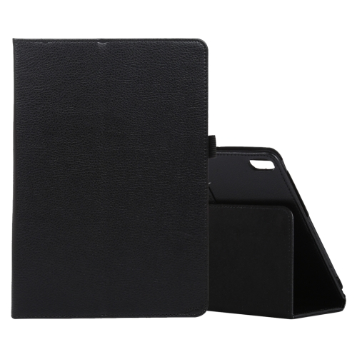 

For Lenovo M10 Plus TB-X606F Litchi Texture Solid Color Horizontal Flip Leather Case with Holder & Pen Slot(Black)