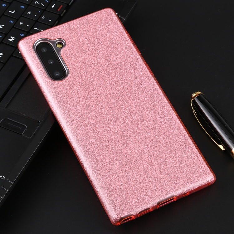 

Full Coverage TPU + PC Glittery Powder Protective Back Case(Pink)