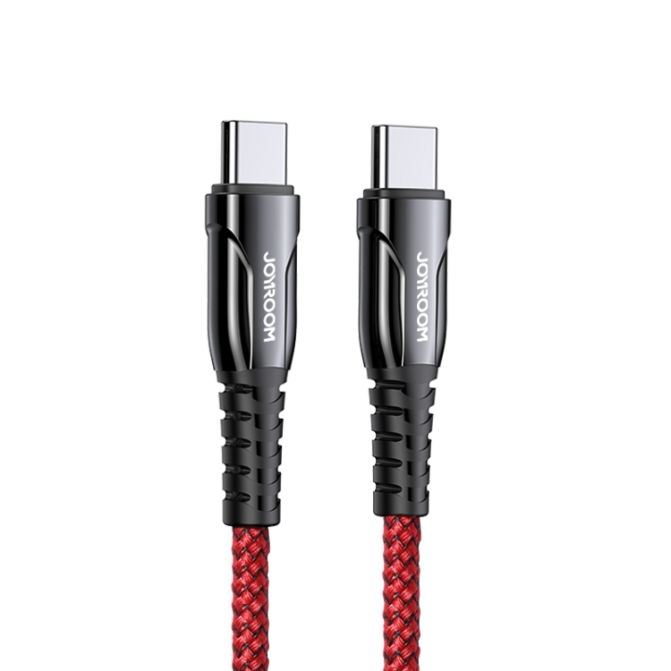 

JOYROOM S-1230K1 60W Type-C / USB-C to Type-C / USB-C Braid Fast Charging Cable, Length:1.2m(Red)