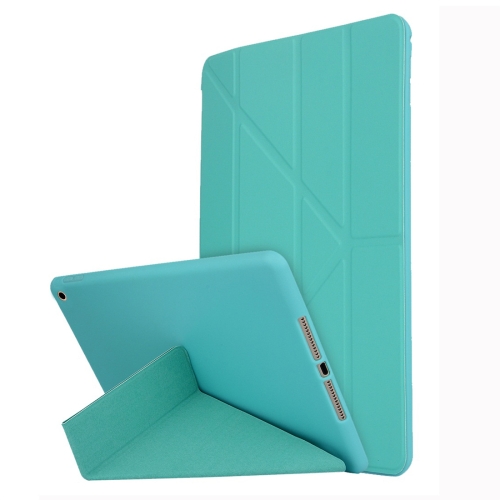 

For iPad 10.2 inch TPU Horizontal Deformation Flip Leather Case with Holder(Green)