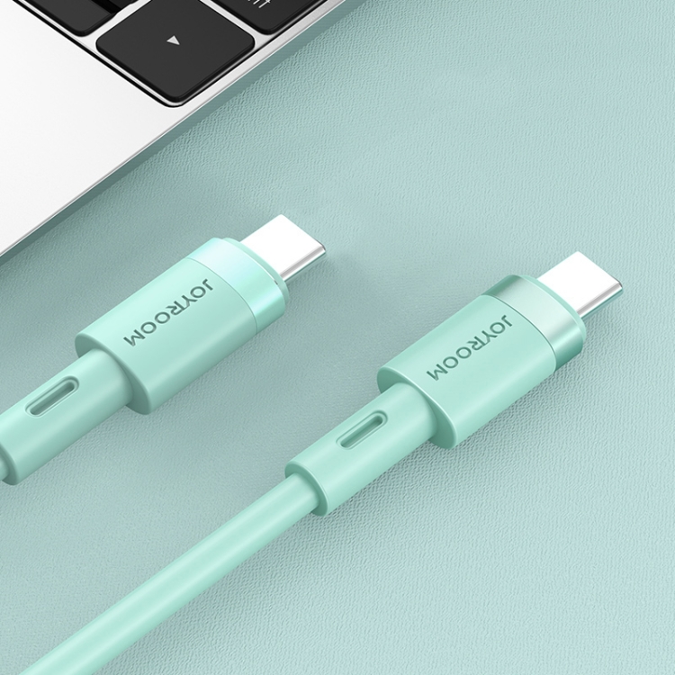 

JOYROOM S-1230N9 3A Type-C / USB-C to Type-C / USB-C Liquid Silicone Fast Charging Data Cable, Length:1.2m(Light Green)