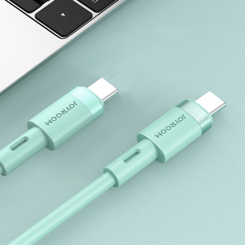 

JOYROOM S-1830N9 3A Type-C / USB-C to Type-C / USB-C Liquid Silicone Fast Charging Data Cable, Length:1.8m(Light Green)