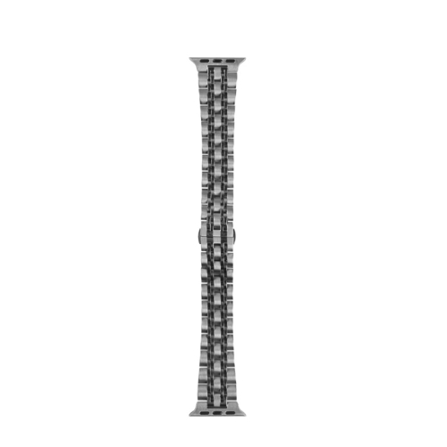 

WIWU Seven Beads Steel Watch Band For Series 6 & SE & 5 & 4 44mm / 3 & 2 & 1 42mm(Silver)