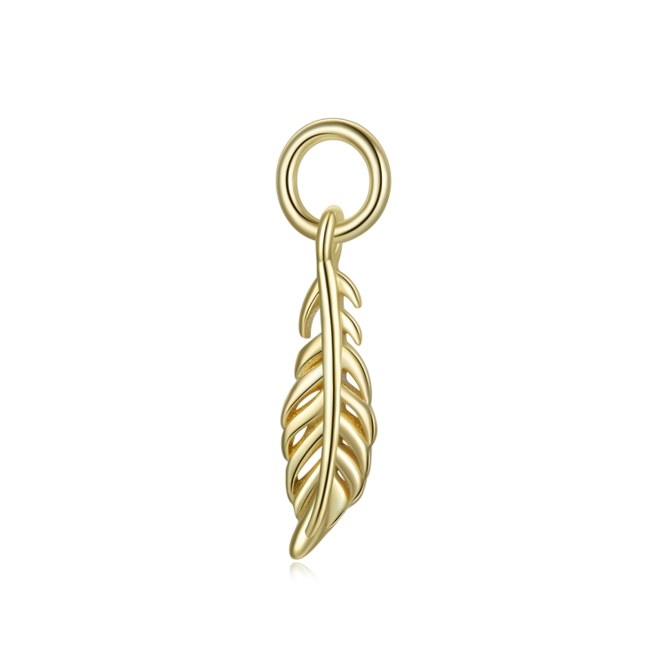 

S925 Sterling Silver Silver Leaf Women Earrings