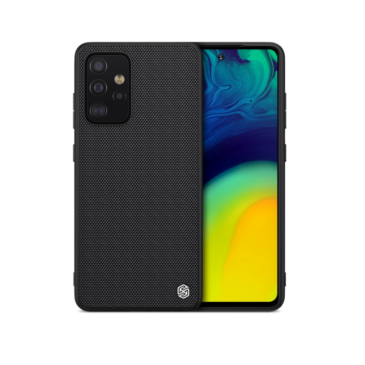 

For Samsung Galaxy A52 5G NILLKIN 3D Textured Nylon Fiber TPU Case(Black)