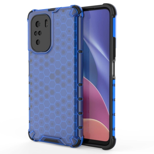 

For Xiaomi Redmi K40 / K40 Pro Shockproof Honeycomb PC + TPU Case(Blue)