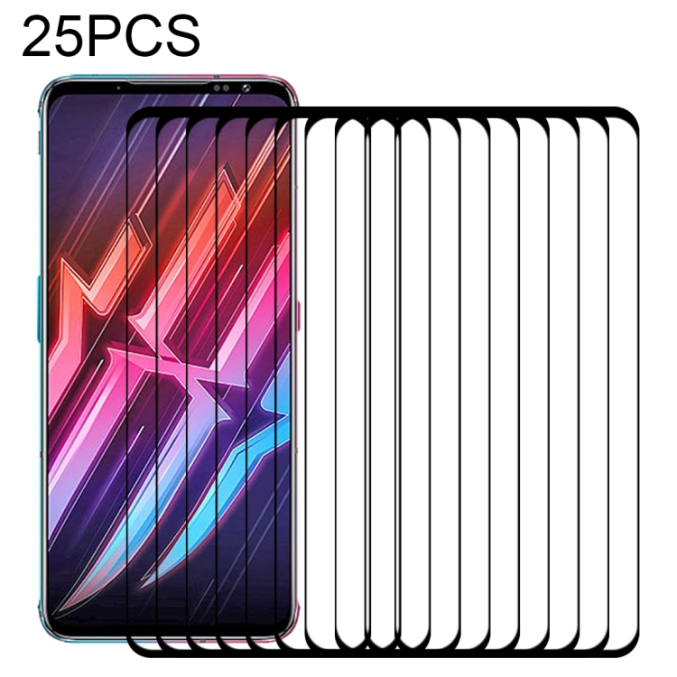 

For Nubia Red Magic 6 / 6 Pro 25 PCS Full Glue Full Screen Tempered Glass Film