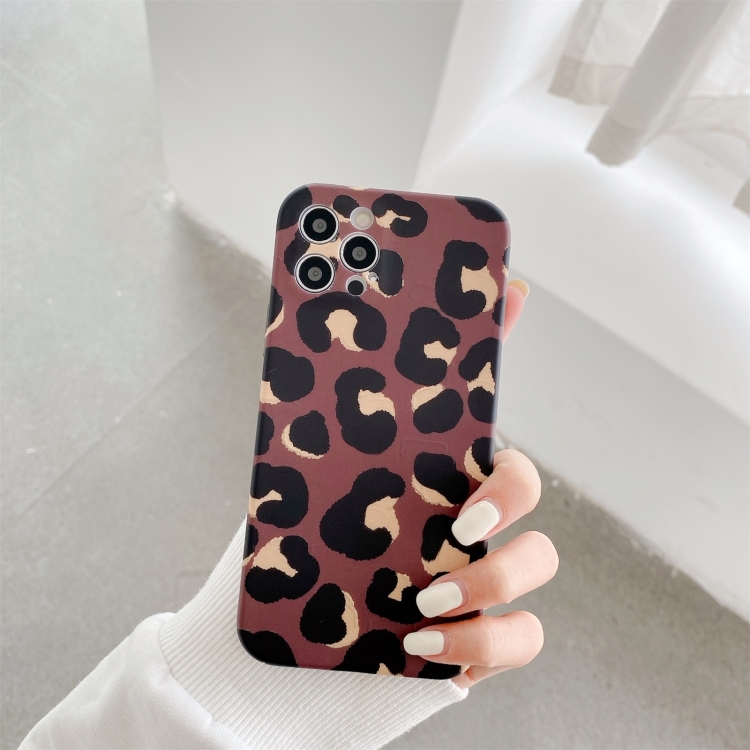 

Shockproof Pattern TPU Protective Case For iPhone 12 mini(Brown Leopard)