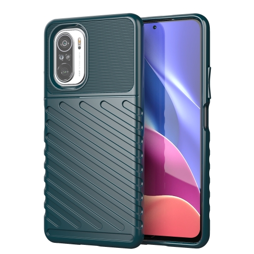 

For Xiaomi Redmi K40 Thunderbolt Shockproof TPU Protective Soft Case(Green)