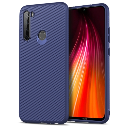 

For Xiaomi Redmi Note 8 Lenuo Leshen Series Stripe Texture TPU Protective Case(Blue)