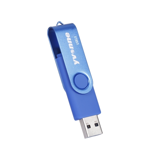 

Yvonne YT602-2 USB 2.0 USB + Micro OTG USB Flash Drives U Disk, Capacity:128GB(Blue)