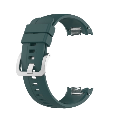 

For Huawei Honor Watch GS Pro Silicone Replacement Strap Watchband, Size: One Size(Dark Green)