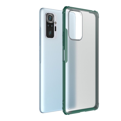 

For Xiaomi Redmi Note 10 Pro Four-corner Shockproof TPU + PC Protective Case(Green)