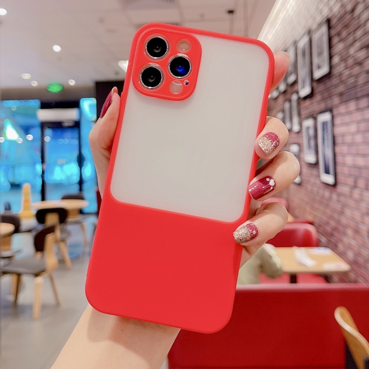 

Candy Color Shockproof TPU Case For iPhone 12 mini(Red)
