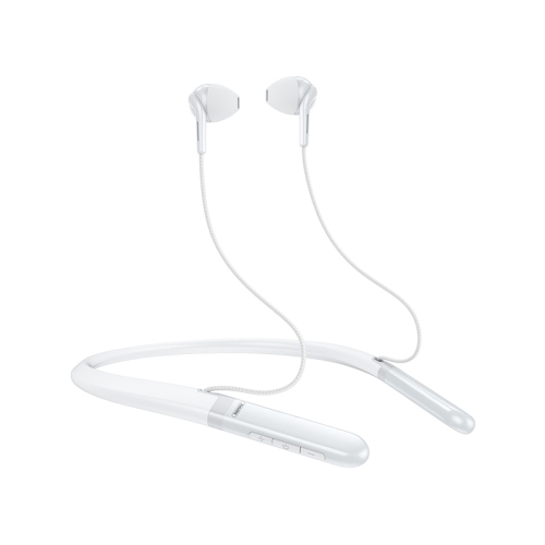 

REMAX RB-S30 Bluetooth 5.0 Double Moving-coil Neckband Wireless Headphone(White)