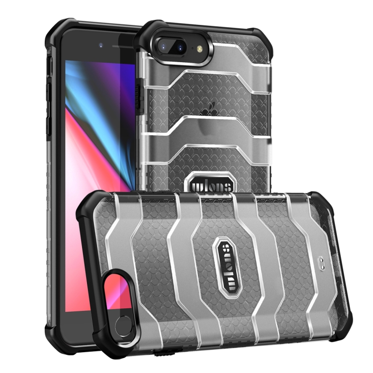 

wlons Explorer Series PC + TPU Protective Case For iPhone 8 Plus / 7 Plus(Black)