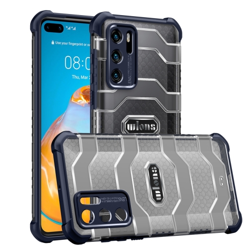 

For Huawei P40 wlons Explorer Series PC + TPU Protective Case(Navy Blue)