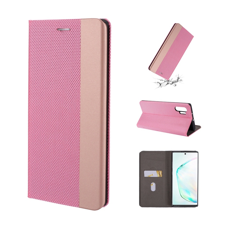 

For Galaxy Note 10+ Ultrathin Shell Magnetic Horizontal Flip Leather Case with Holder & Card Slots(Pink)