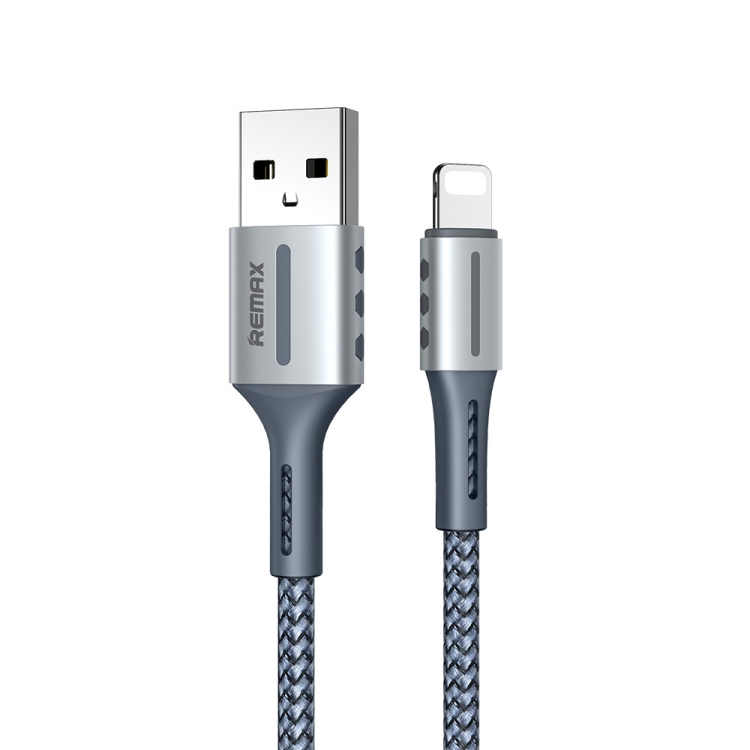 

Remax RC-003i 2.4A 8 Pin Barrett Series Charging Data Cable, Length: 1m(Silver)