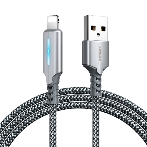 

Remax RC-123i 2.4A 8 Pin Intelligent Streamer Power Off Charging Data Cable, Length: 1m(Silver)