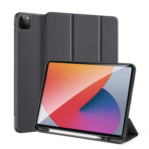 

DUX DUCIS Domo Series Horizontal Flip Magnetic TPU + PU Leather Case with Three-folding Holder & Pen Slot & Sleep / Wake-up Function For iPad Pro 12.9 （2021）/(2020)(Black)