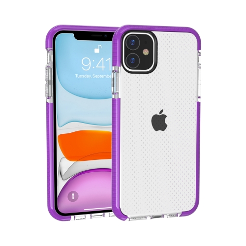 

For iPhone 11 Basketball Texture Anti-collision TPU Protective Case(Purple)
