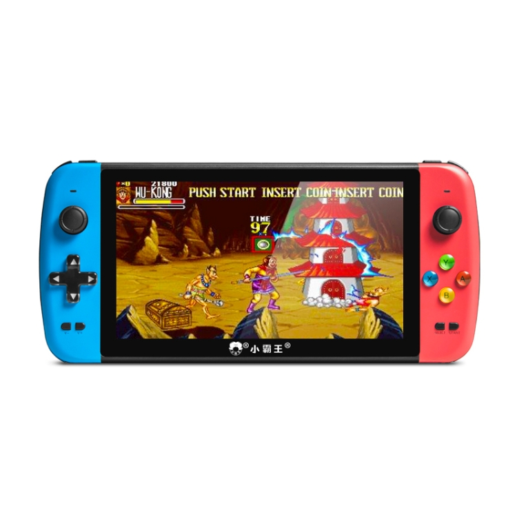 

X25 Classic Games Handheld Game Console Linux OS with 7 inch Screen & 16G Memory, Support HDMI Output(Blue+Red)
