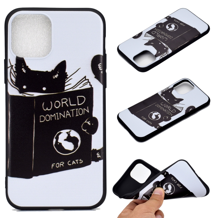 

For iPhone 11 Pro Coloured Drawing Pattern Shockproof TPU Protective Case(Cat)