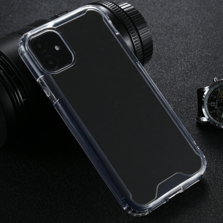 

Four-corner Shockproof Transparent TPU + PC Protective Case For iPhone 11