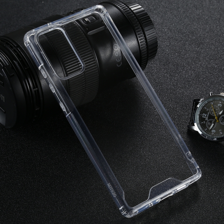 

For Samsung Galaxy Note20 Four-corner Shockproof Transparent TPU + PC Protective Case
