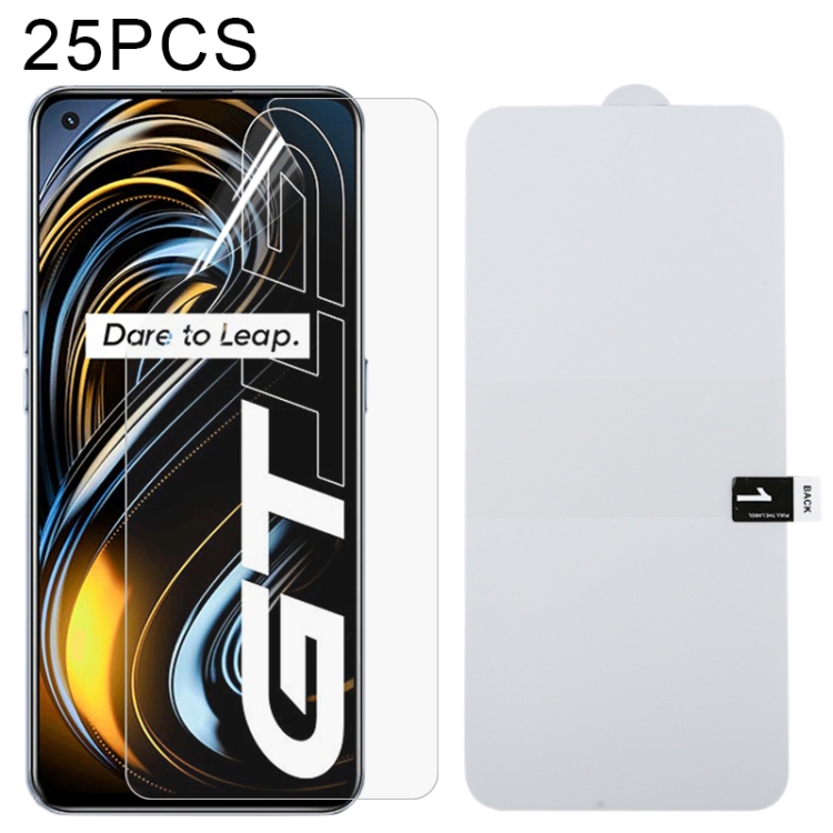 

For OPPO Realme GT 5G 25 PCS Full Screen Protector Explosion-proof Hydrogel Film