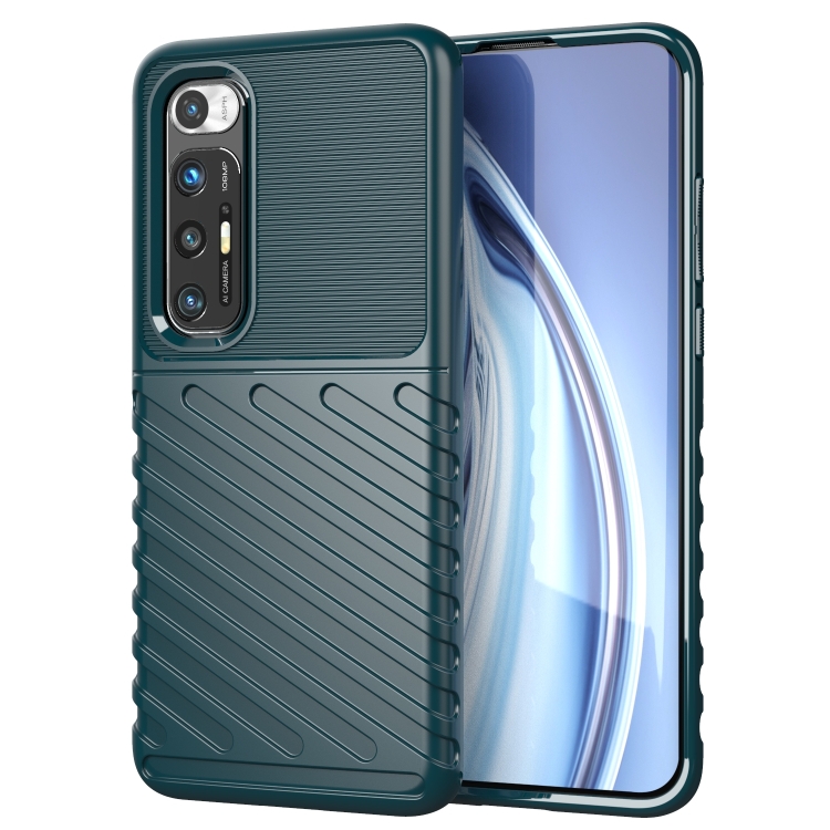 

For Xiaomi Mi 10S Thunderbolt Shockproof TPU Protective Soft Case(Green)