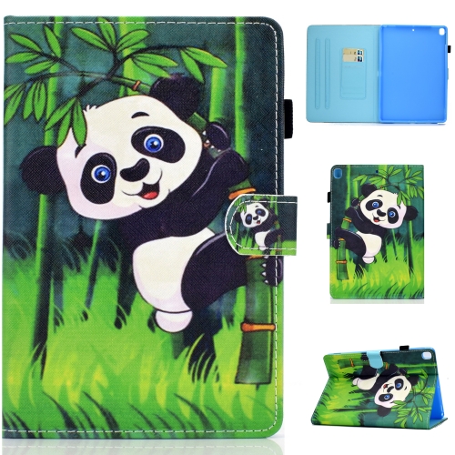 

For iPad 10.2 inch Colored Drawing Horizontal Flip Leather Case with Holder & Card Slots & Sleep / Wake-up Function(Hug Bear)