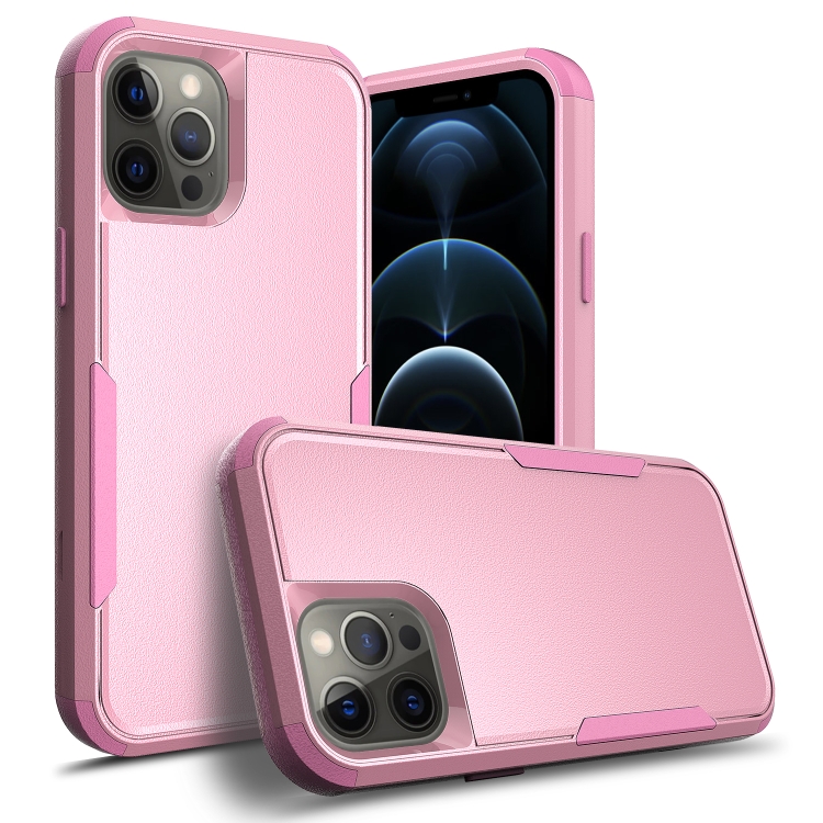 

TPU + PC Shockproof Protective Case For iPhone 12 / 12 Pro(Pink)
