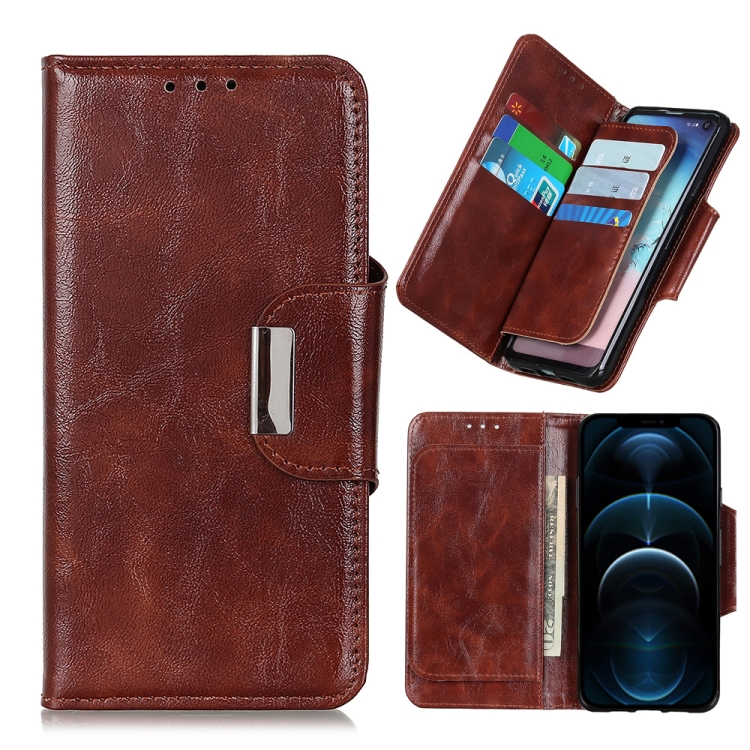 

Crazy Horse Texture Horizontal Flip Leather Case with Holder & 6-Card Slots & Wallet For iPhone 12 Pro Max(Brown)