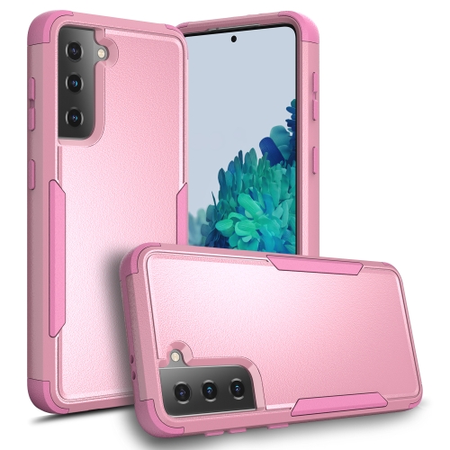 

For Samsung Galaxy S21+ 5G TPU + PC Shockproof Protective Case(Pink)