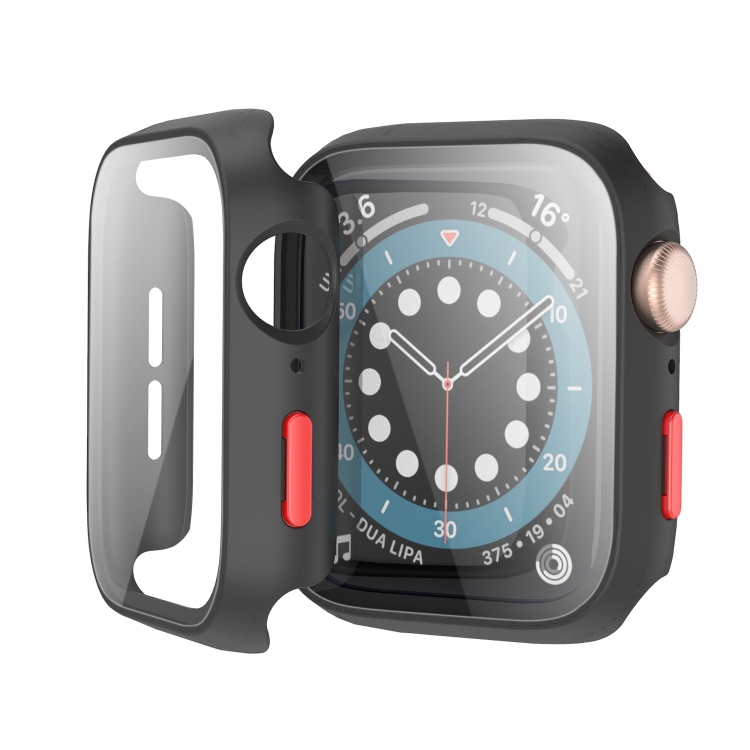 

For Apple Watch Series 3 & 2 & 1 38mm Shockproof PC Protective Case(Frosted Black)